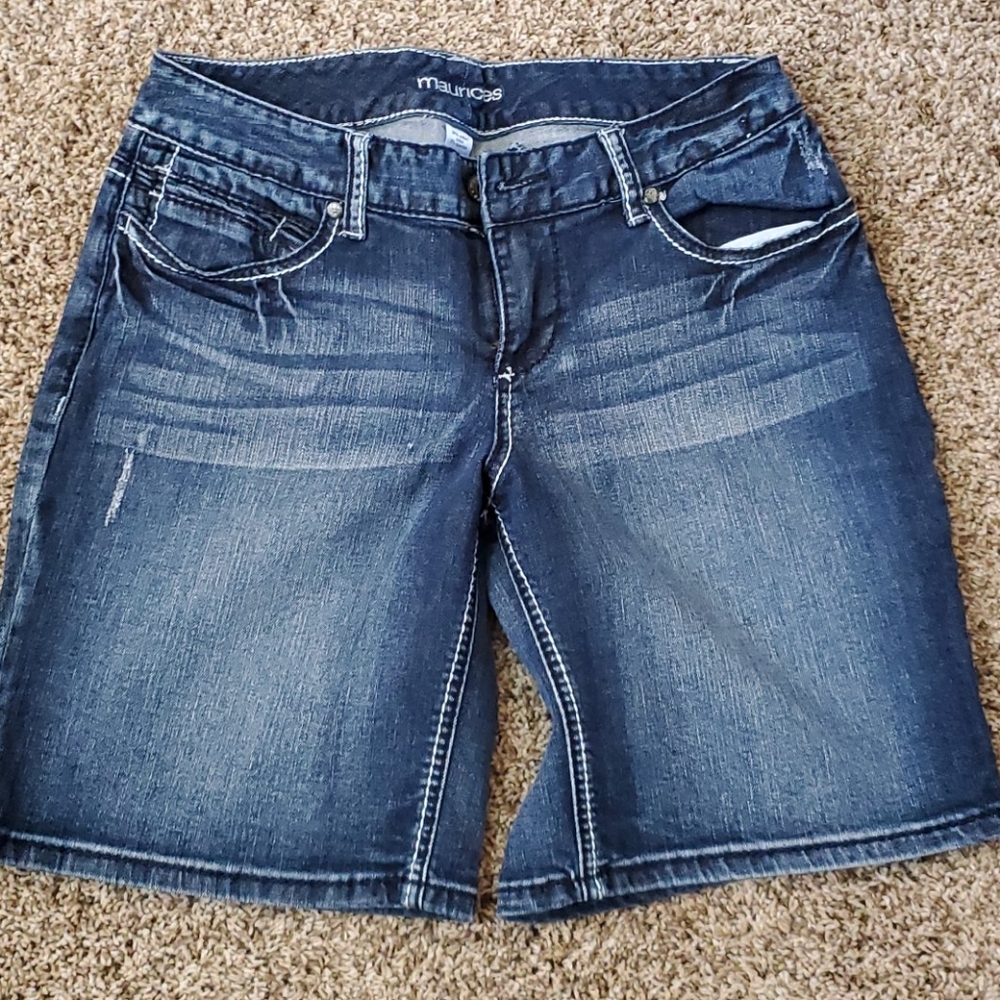 Maurice's jean shorts